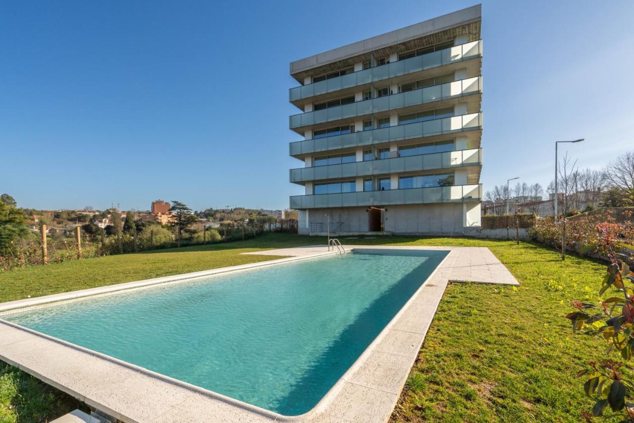 Host Wise - Luxurious Impressive Apartment - Balcony And Pool Vila Nova de Gaia Dış mekan fotoğraf