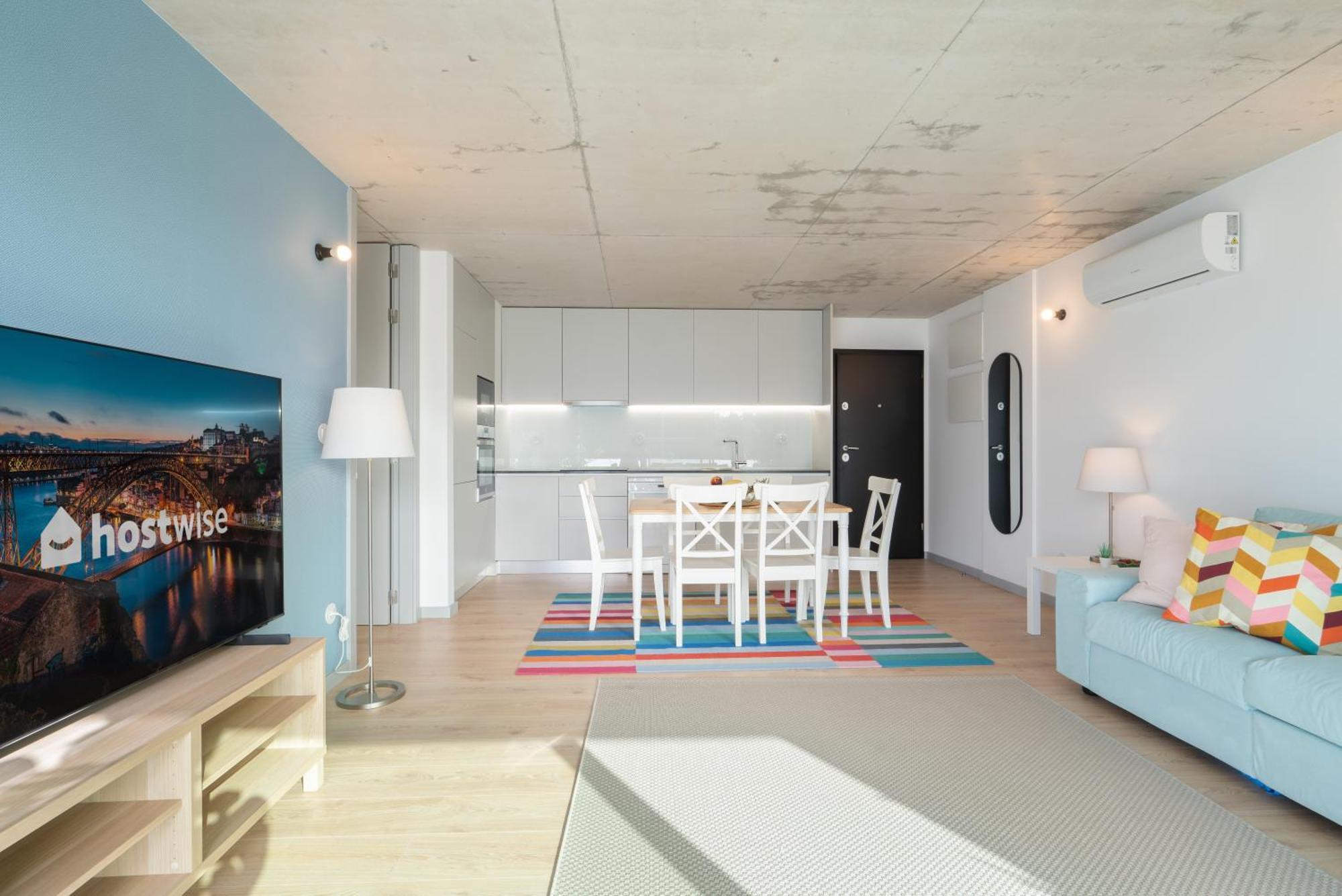 Host Wise - Luxurious Impressive Apartment - Balcony And Pool Vila Nova de Gaia Dış mekan fotoğraf