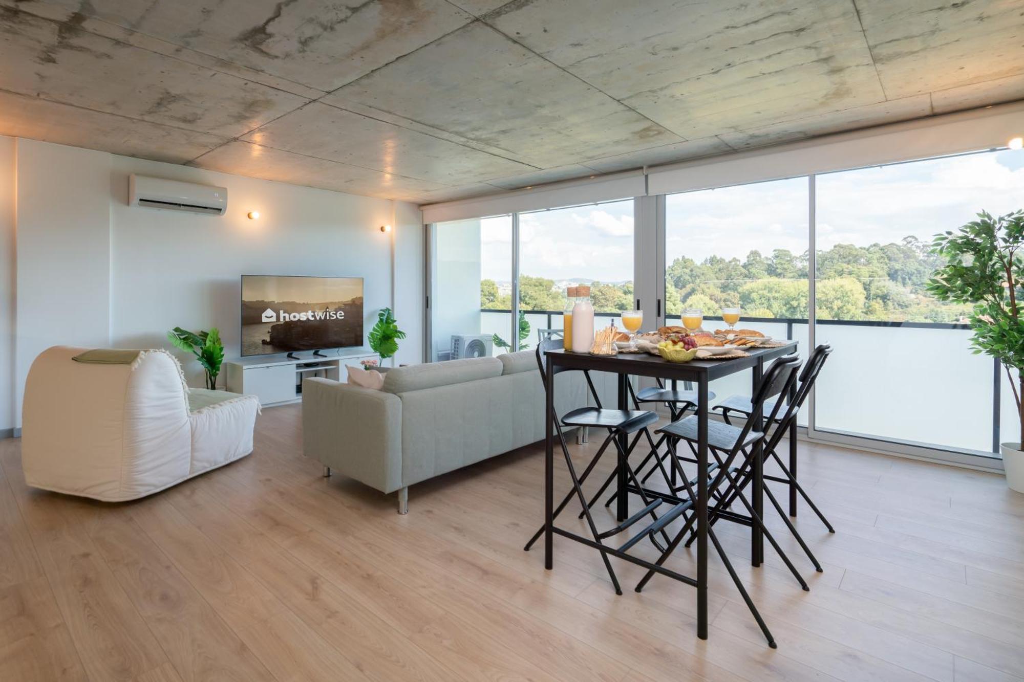 Host Wise - Luxurious Impressive Apartment - Balcony And Pool Vila Nova de Gaia Dış mekan fotoğraf