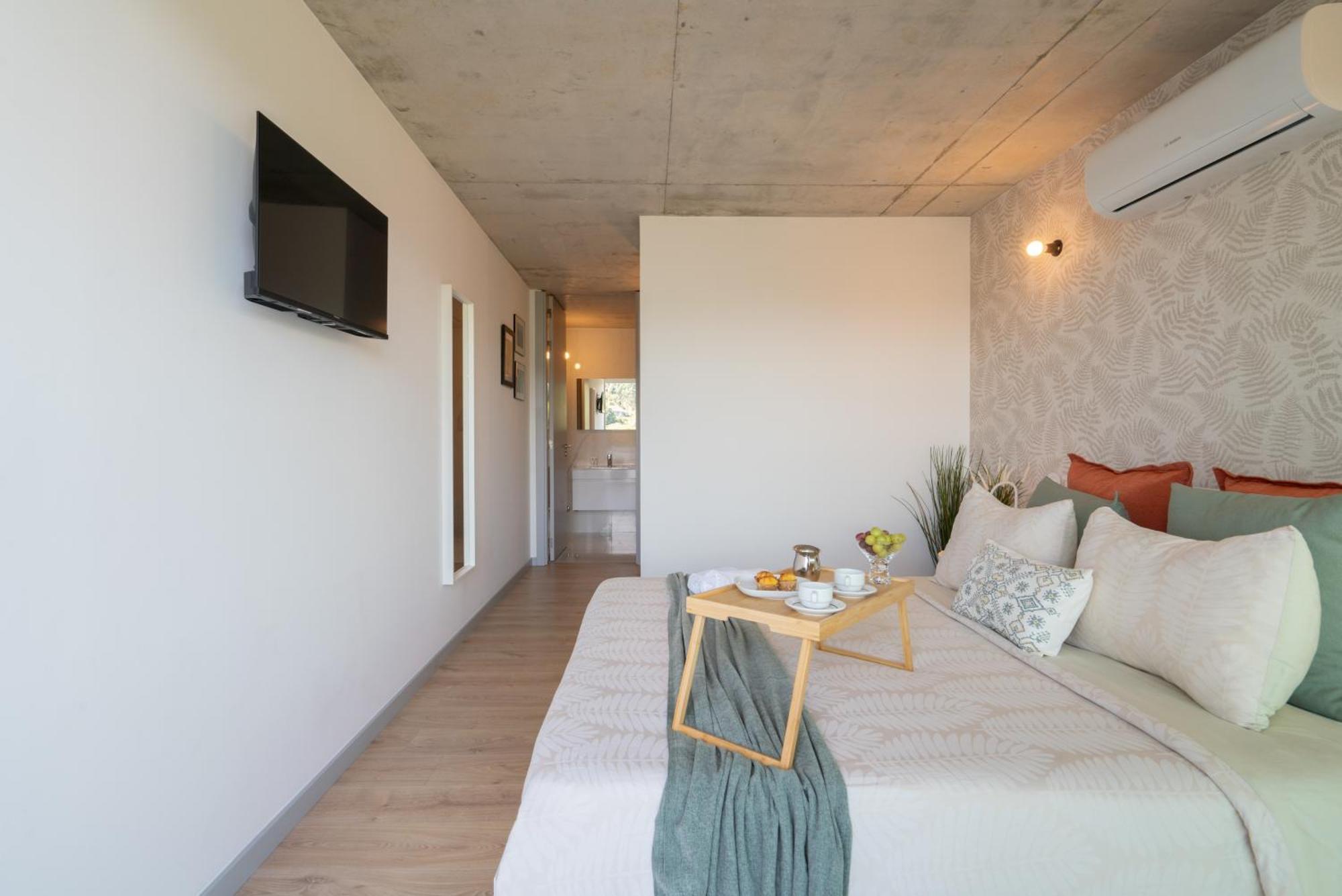 Host Wise - Luxurious Impressive Apartment - Balcony And Pool Vila Nova de Gaia Oda fotoğraf
