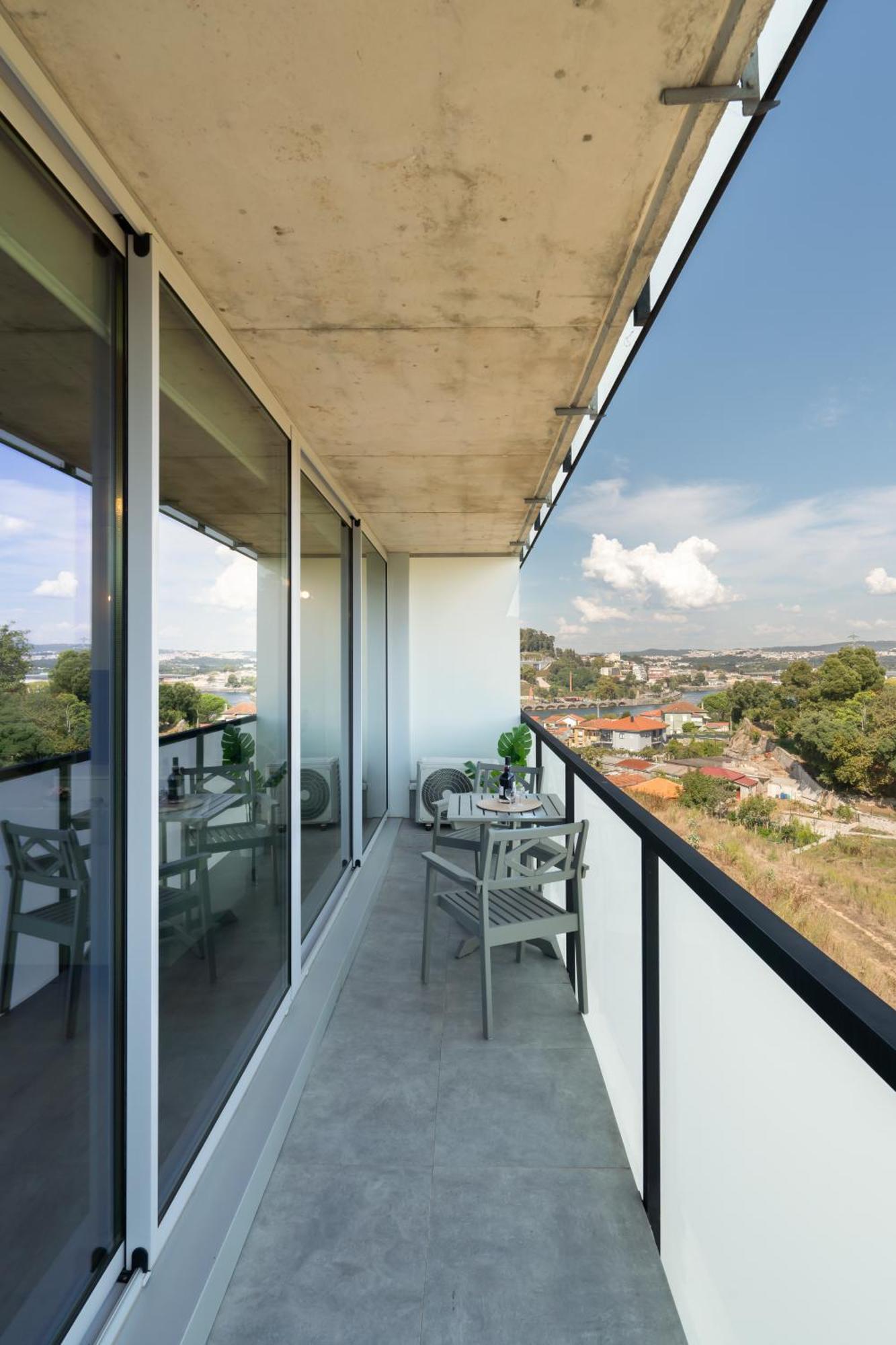 Host Wise - Luxurious Impressive Apartment - Balcony And Pool Vila Nova de Gaia Oda fotoğraf
