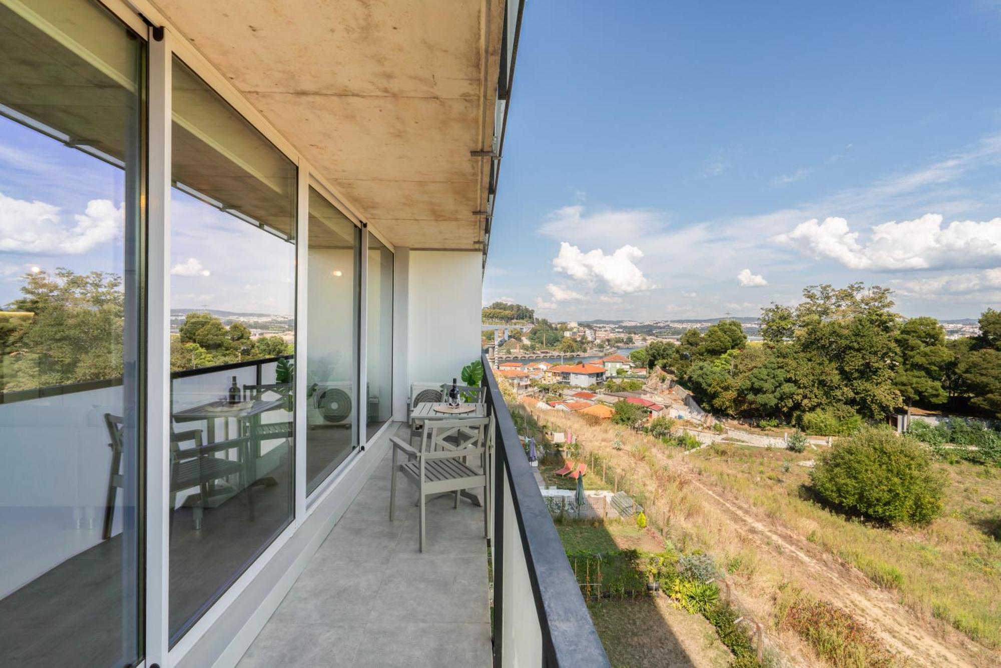 Host Wise - Luxurious Impressive Apartment - Balcony And Pool Vila Nova de Gaia Oda fotoğraf