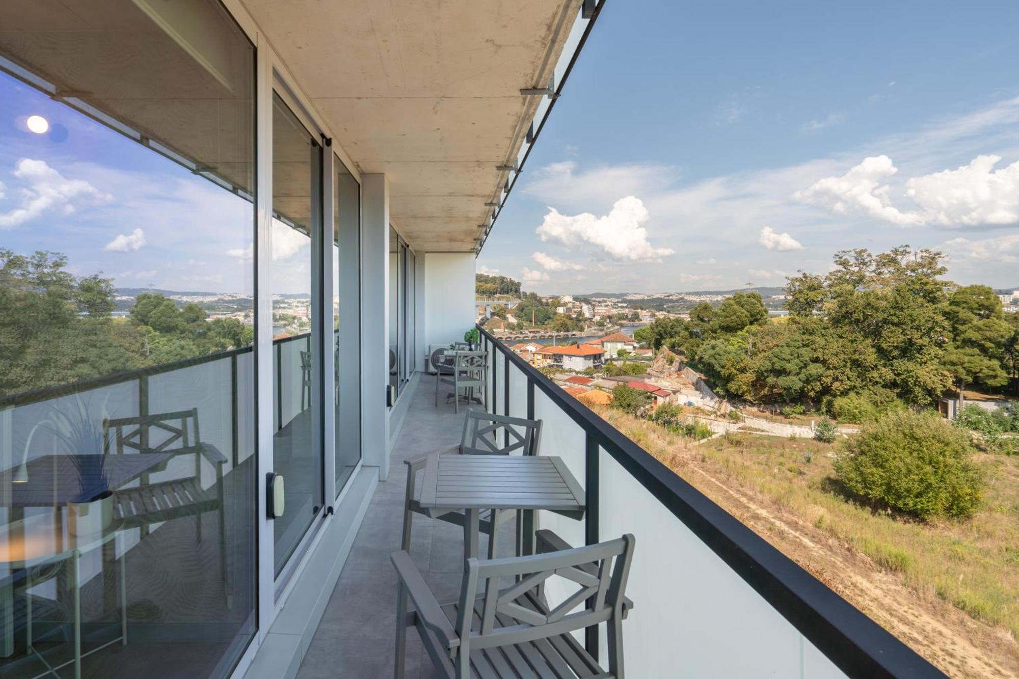 Host Wise - Luxurious Impressive Apartment - Balcony And Pool Vila Nova de Gaia Oda fotoğraf