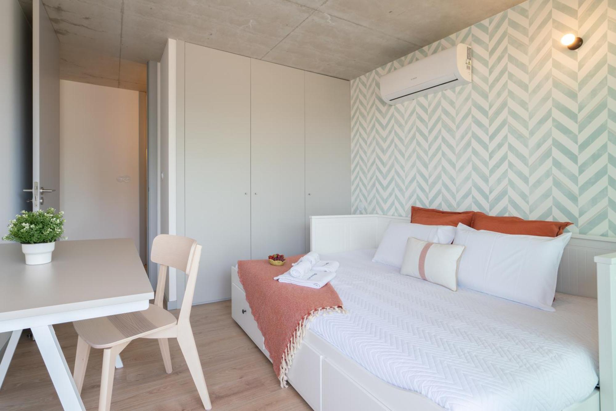 Host Wise - Luxurious Impressive Apartment - Balcony And Pool Vila Nova de Gaia Oda fotoğraf