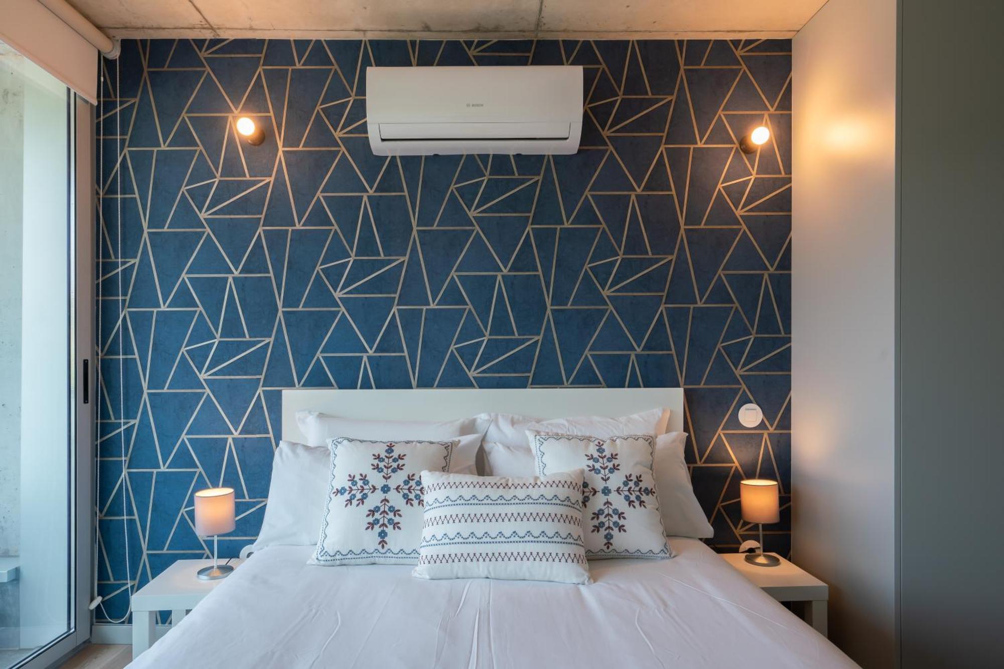 Host Wise - Luxurious Impressive Apartment - Balcony And Pool Vila Nova de Gaia Oda fotoğraf