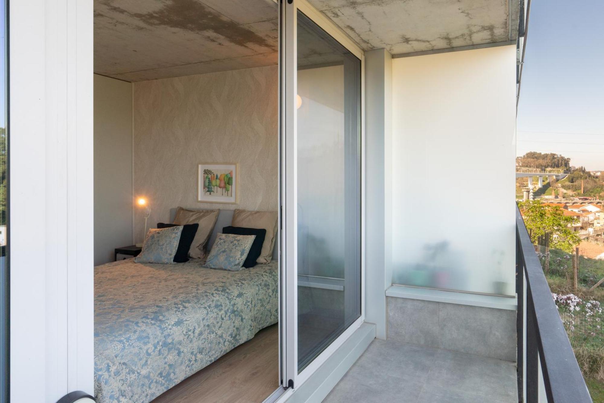 Host Wise - Luxurious Impressive Apartment - Balcony And Pool Vila Nova de Gaia Oda fotoğraf